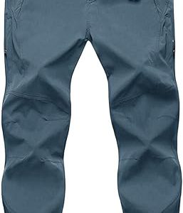 Men's Lightweight Hiking Pants with Belt